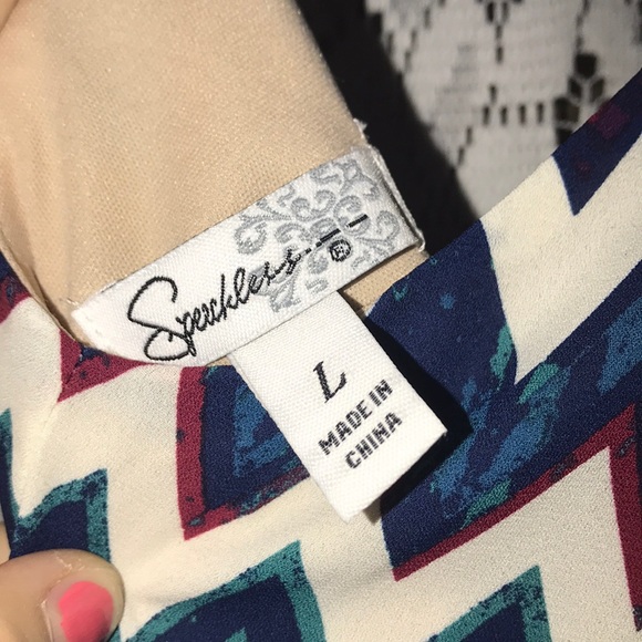 Chevron dress worse multiple times. - Picture 3 of 3